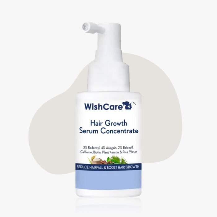 WishCare Hair Growth Serum Concentrate With 3% Redensyl, 4% Anagain, Rice Water, Biotin - 30 ml